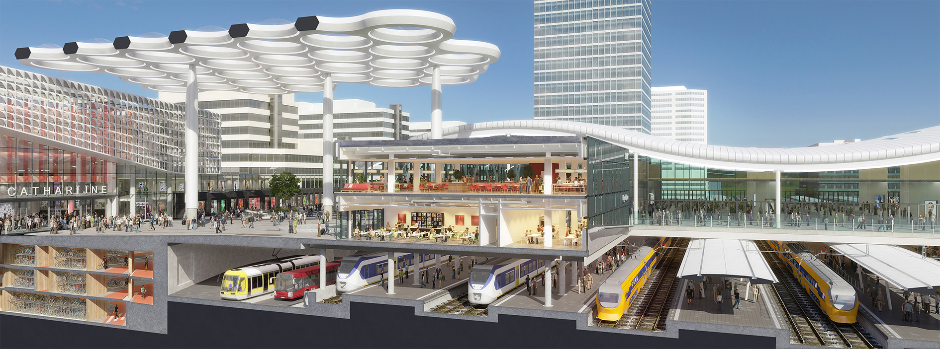 Retail Pavilion at Utrecht Central Station Architizer