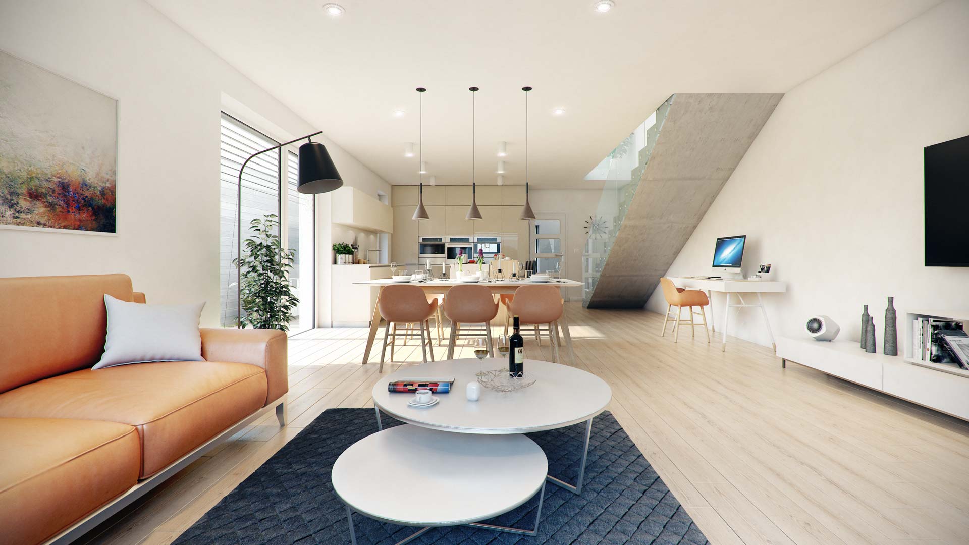 Stylish twin house real estate in Austria by Viscato Architizer