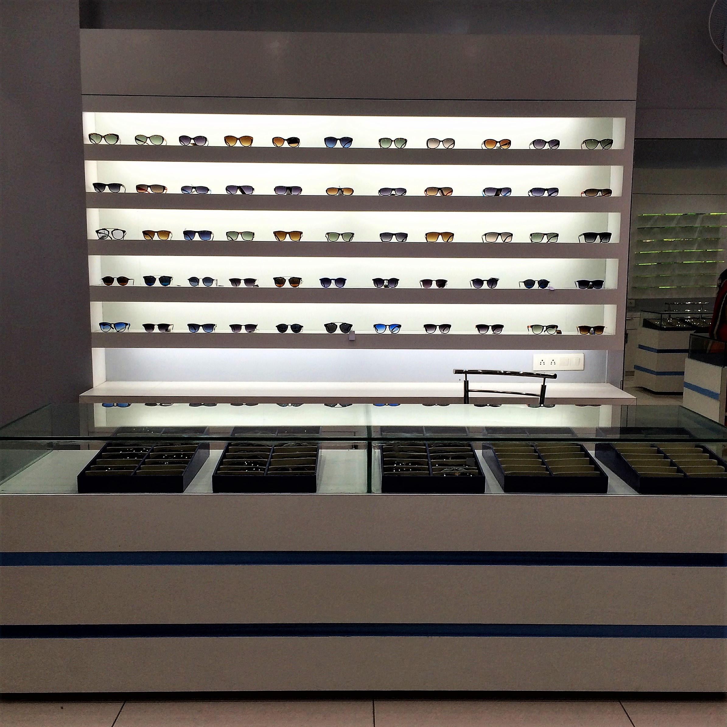 Optical store Interior's by Milav Design - Architizer