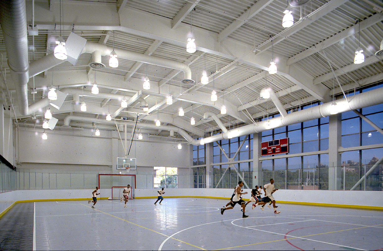 ZESIGER SPORTS AND FITNESS CENTER, MIT by Kevin Roche John Dinkeloo and