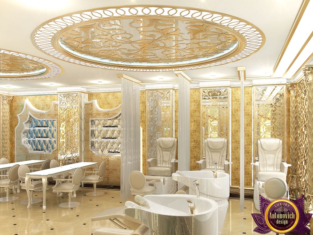 Luxurious beauty salon interior of Katrina Antonovich by LUXURY