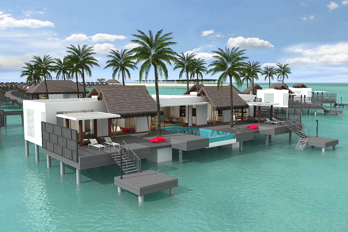 Emerald Maldives Resort Spa Map