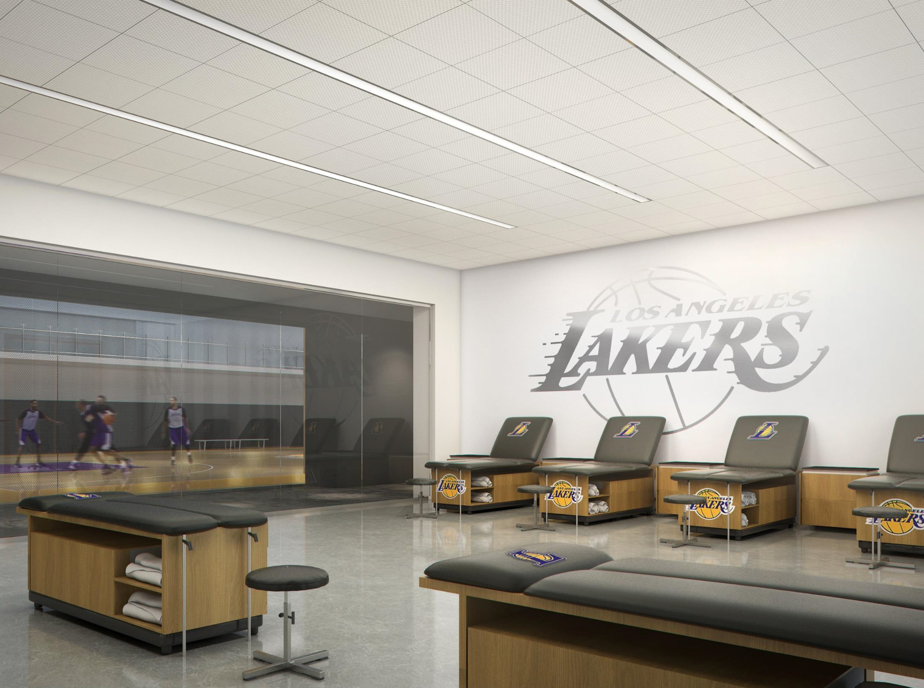 lakers training center grand openin