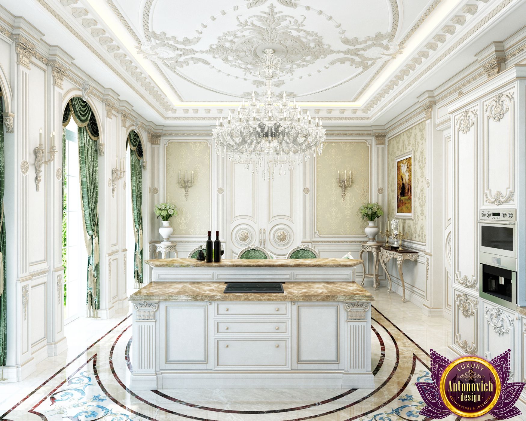 Luxury and functionality kitchen interior by LUXURY ANTONOVICH DESIGN ...
