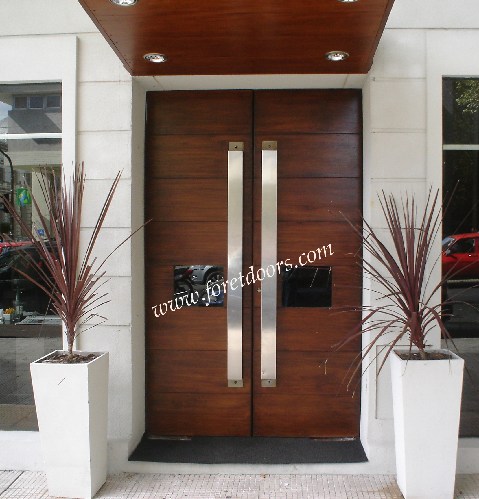 Modern front entry doors by Foret Doors Architizer