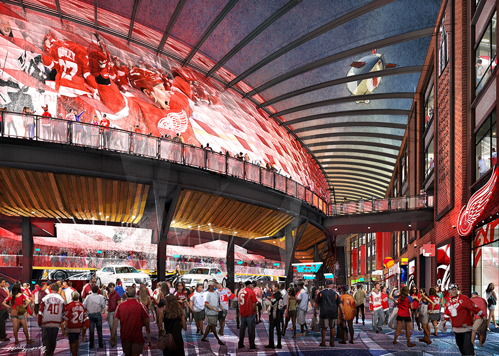 Detroit Events Center Architizer