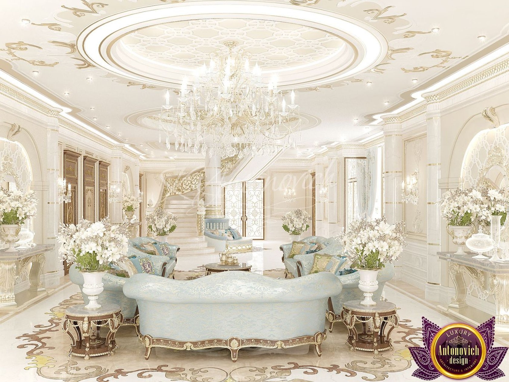 House Interior Design of Luxury Antonovich Design - Architizer