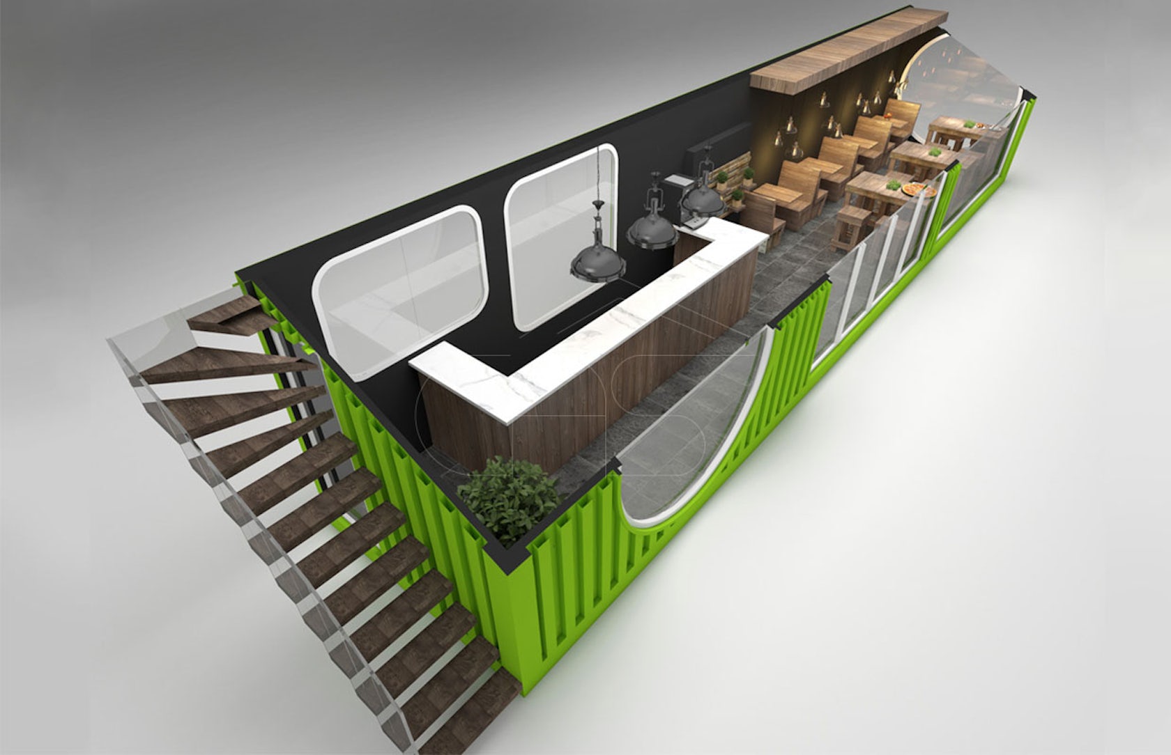 Cafe Container Design By Katy Smith Architizer