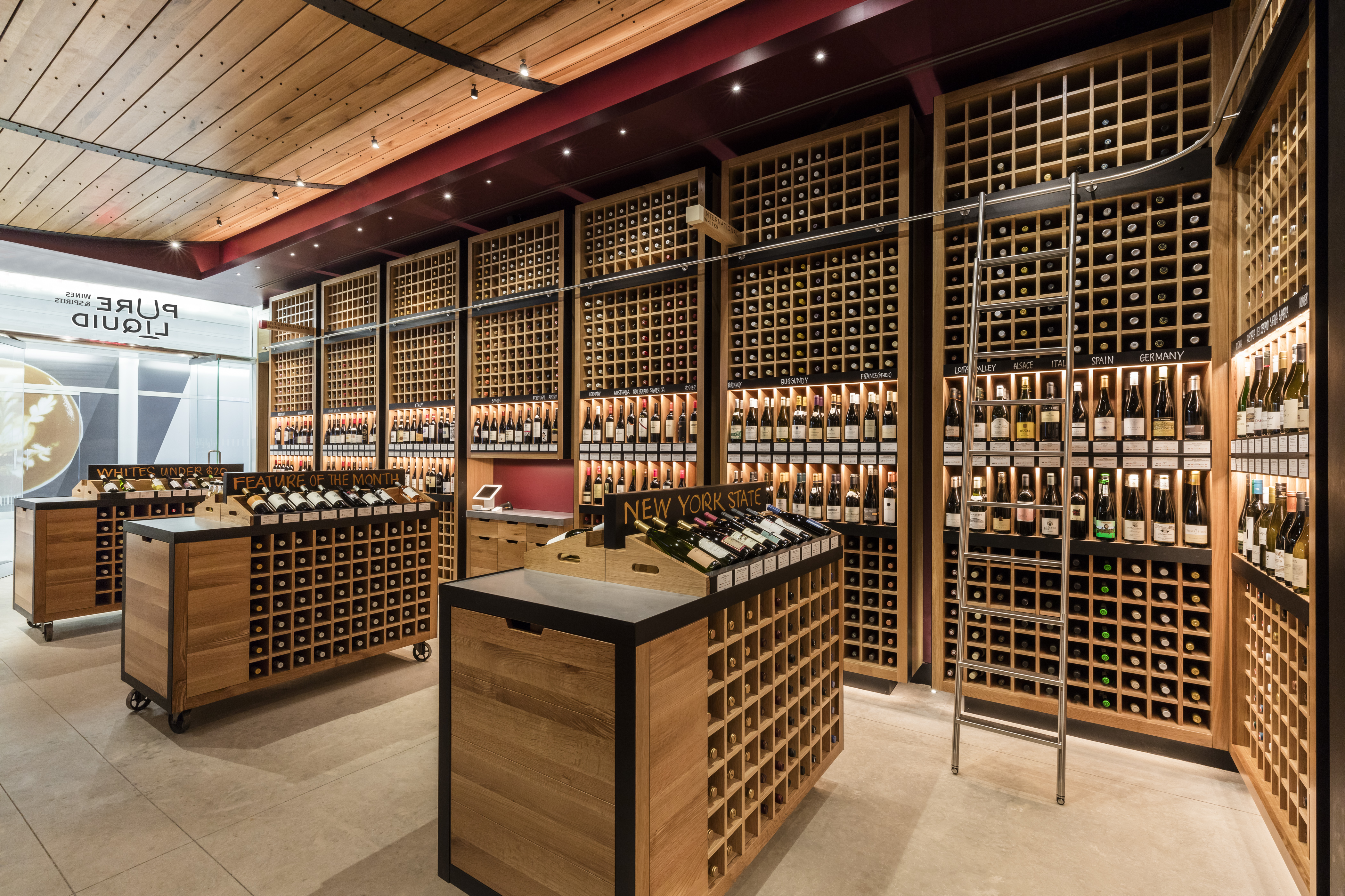 Pure Liquid Wine + Spirits by Cass Calder Smith Architecture ...