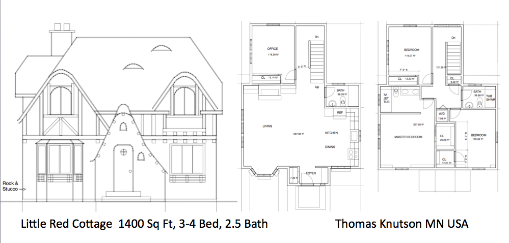Little Red Cottage by Thomas Knutson Architizer