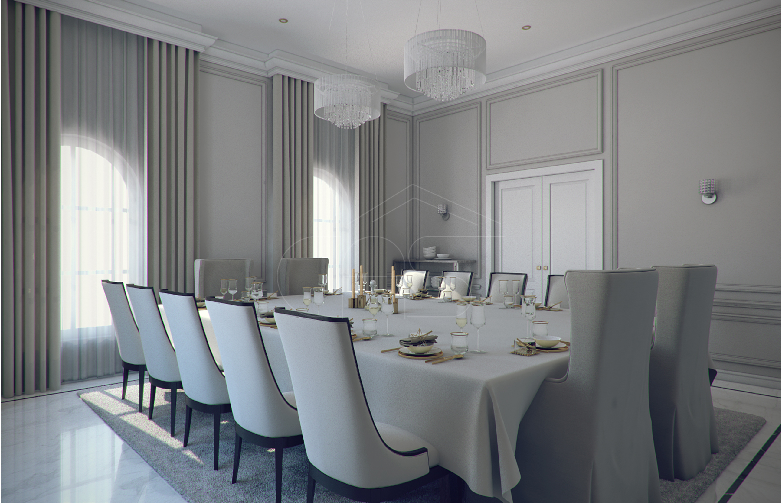 Modern Classic Villa Interior Design by Katy Smith - Architizer