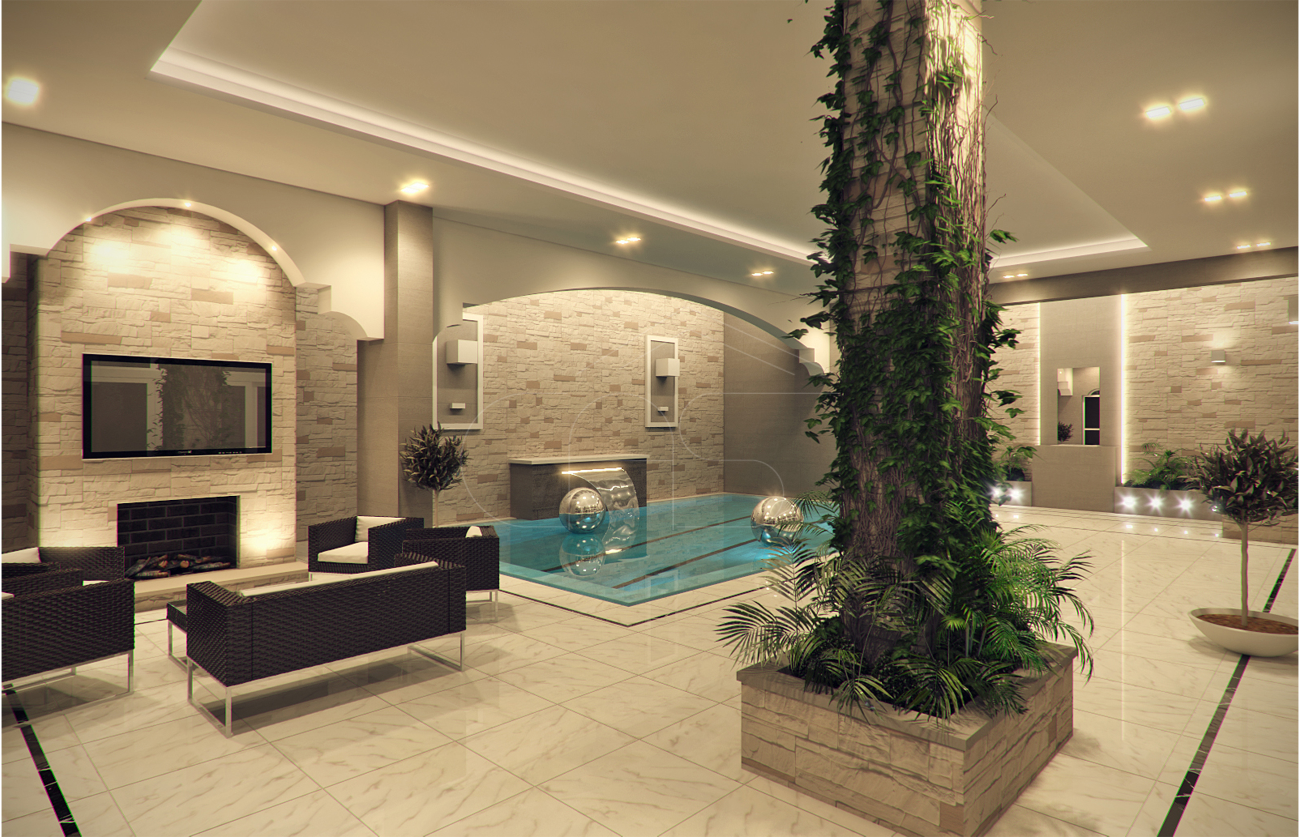 Modern Classic Villa Interior Design by Katy Smith - Architizer