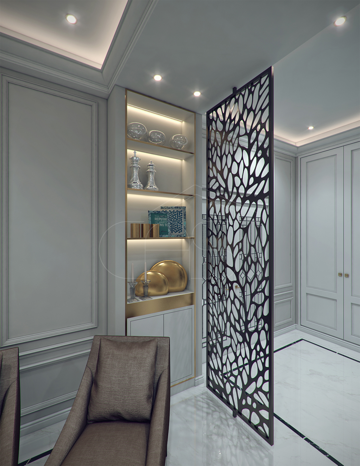 Modern Classic Villa Interior Design by Katy Smith - Architizer