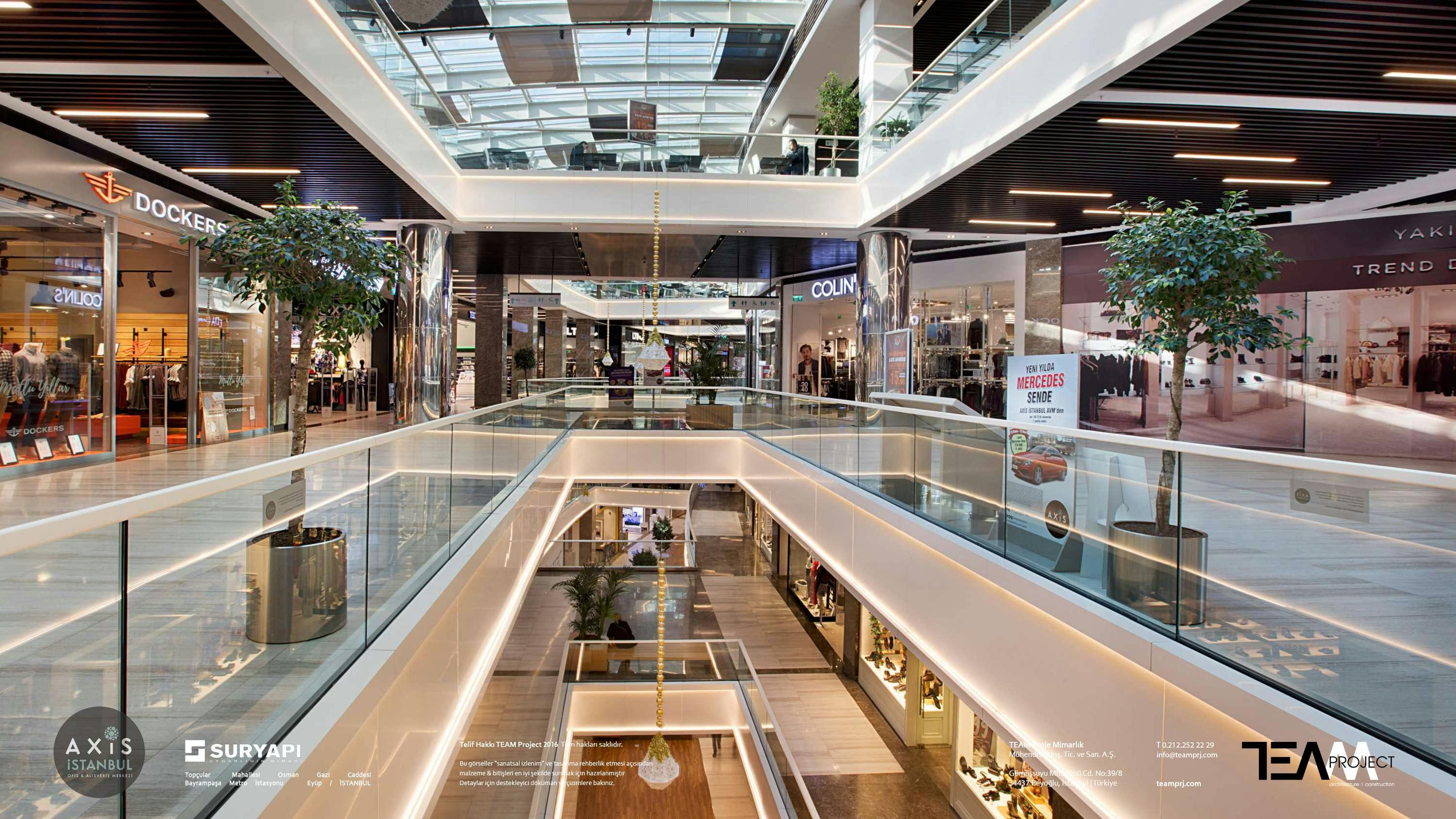 axis istanbul mall by team project architecture architizer