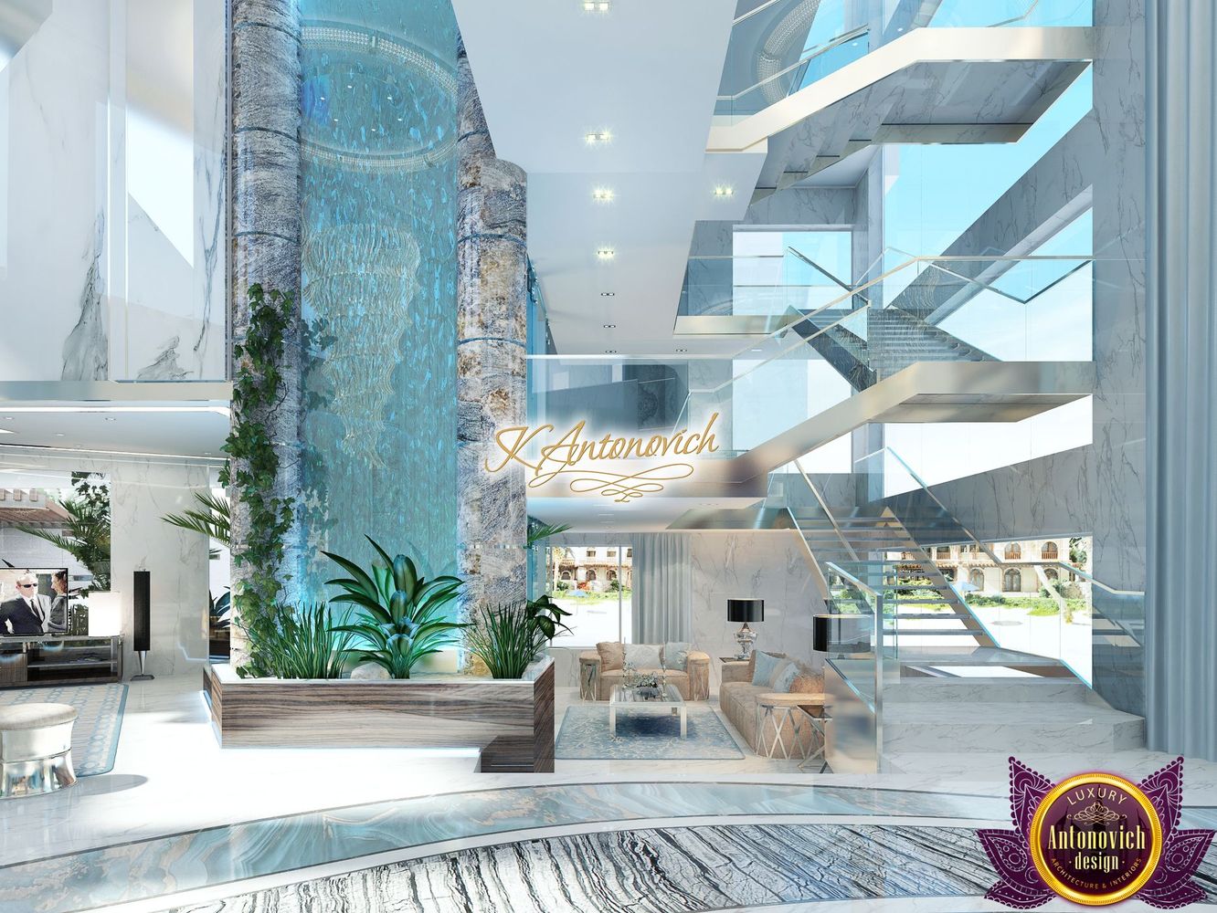 Luxury interior design projects in Dubai UAE from Katrina Antonovich by