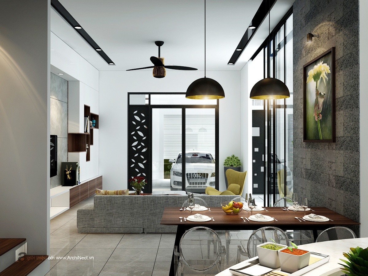 Nhà 4 tầng hiện đại đẹp by Việt Architect Group - Architizer