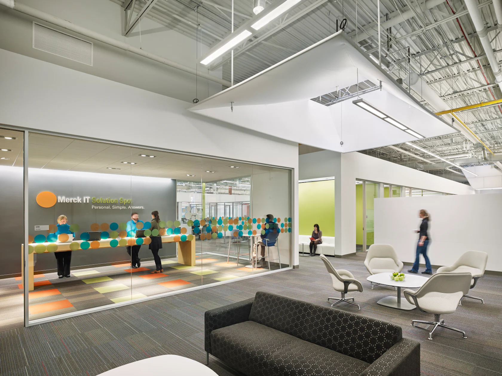 Merck, Office Renovation by Ballinger Architizer