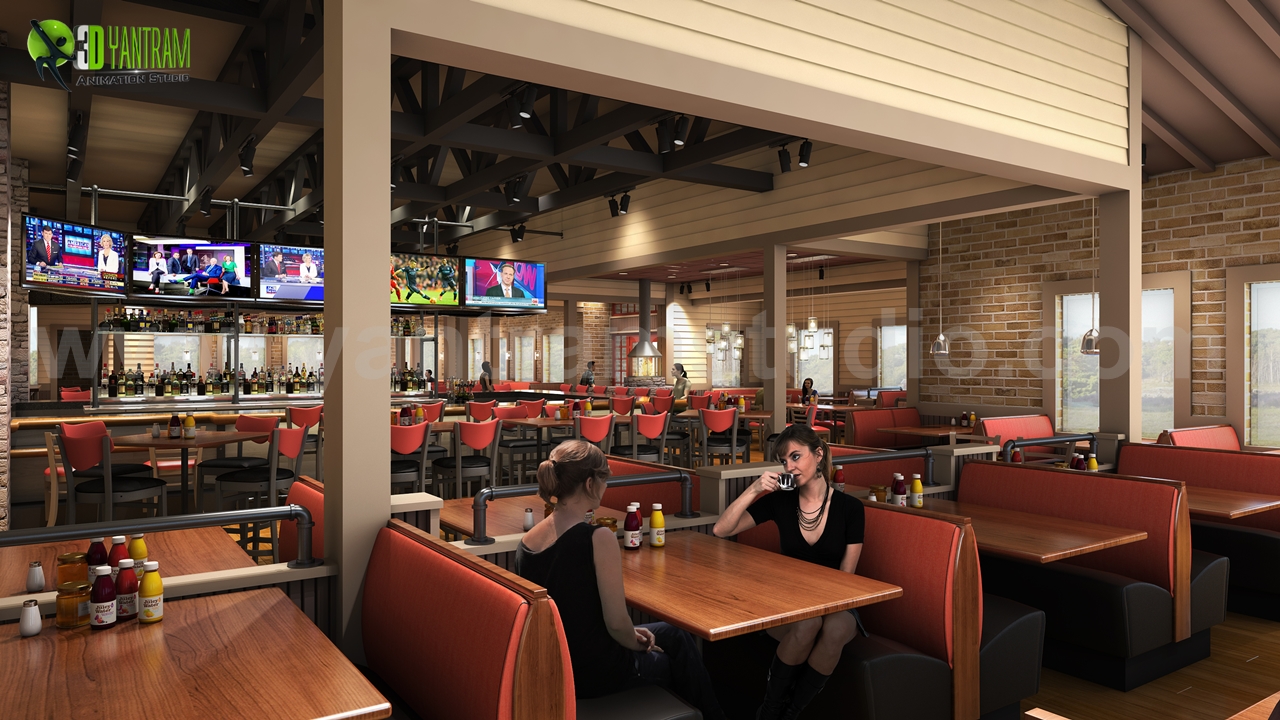 Smokey Bones Restaurant Renovation Interior Design Ideas New