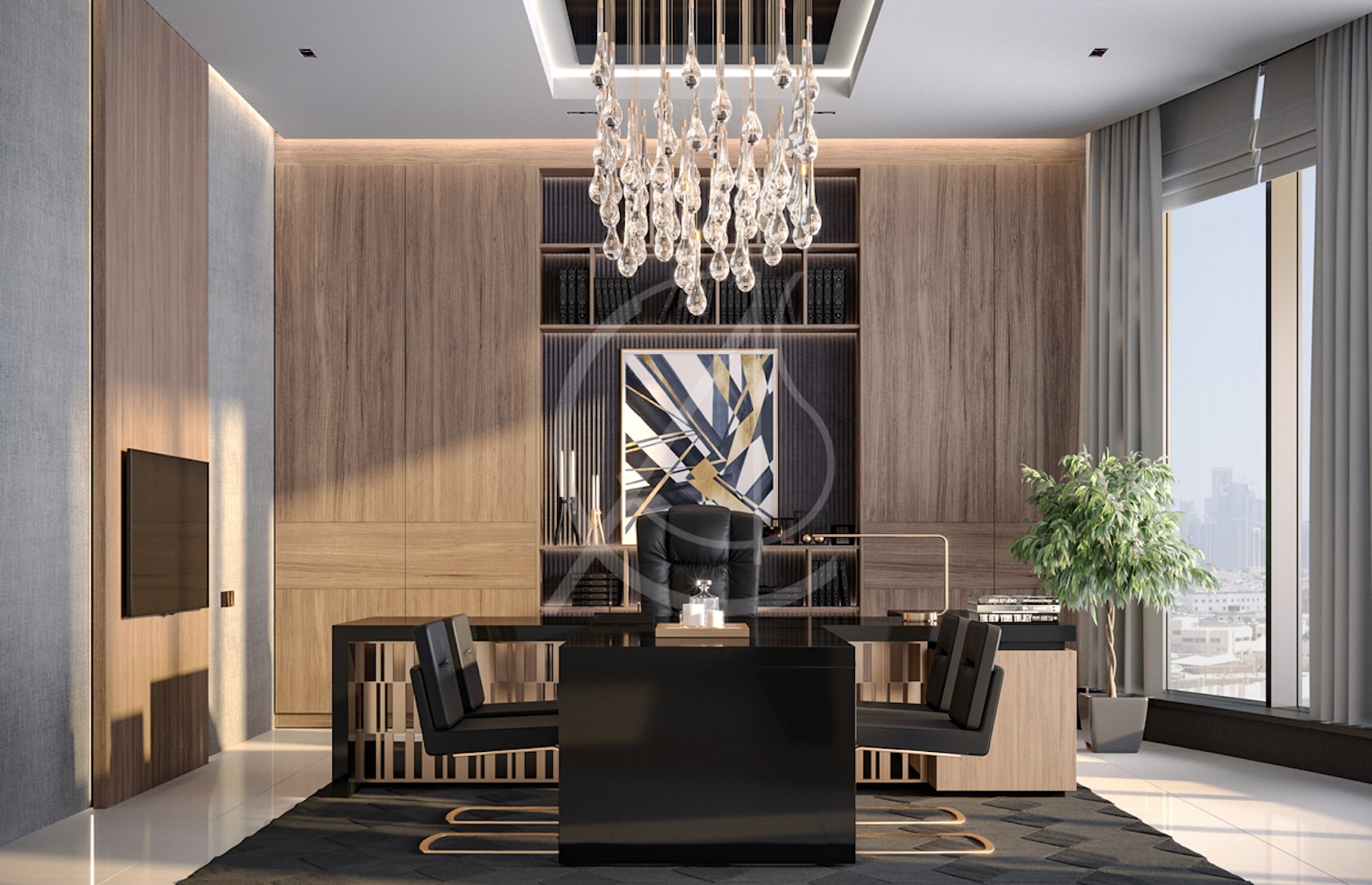 Modern Luxury CEO Office Interior Design - Architizer