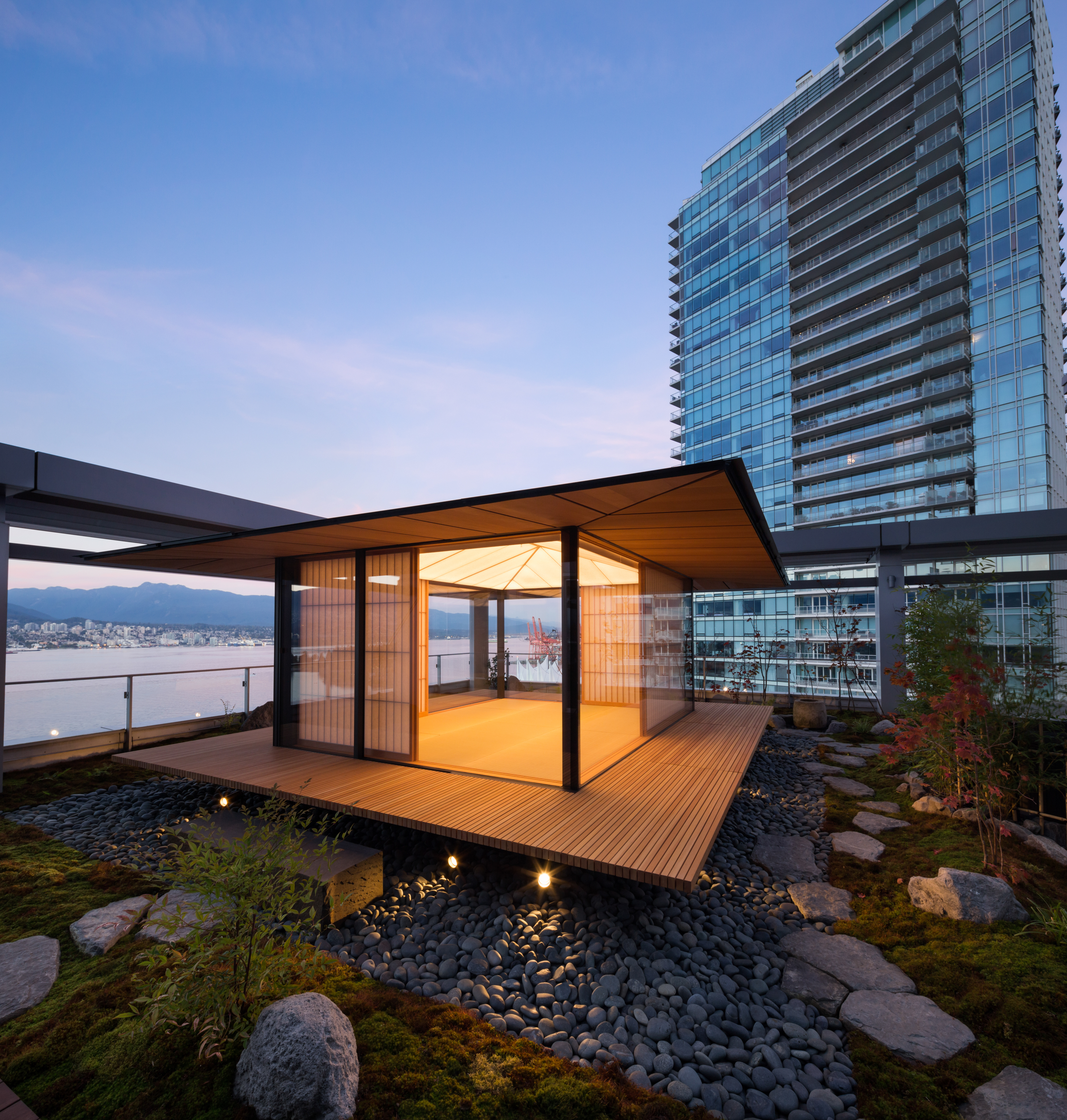 Teahouse in Coal Harbour by Kengo Kuma and Associates Architizer