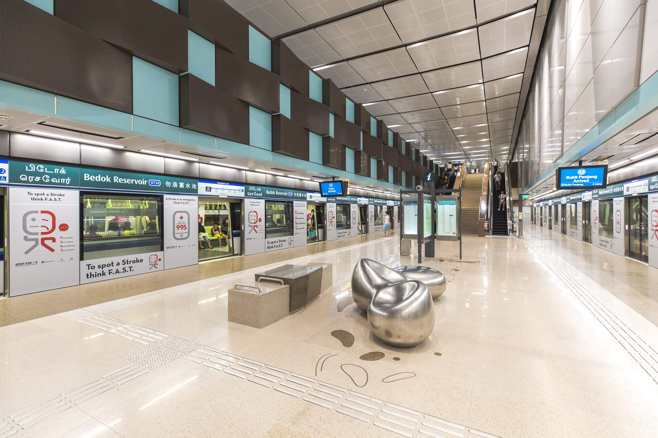 Bedok Reservoir MRT Station By ONG&ONG Pte Ltd - Architizer