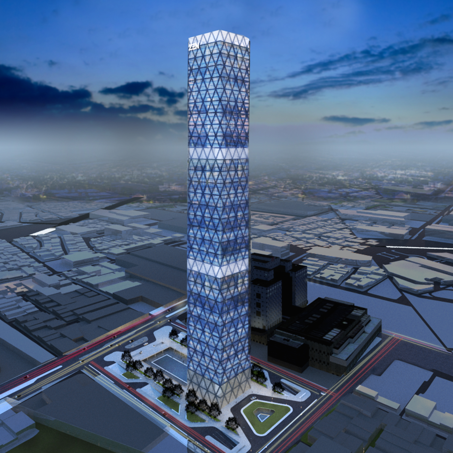 Zen Tower by Revox Architizer