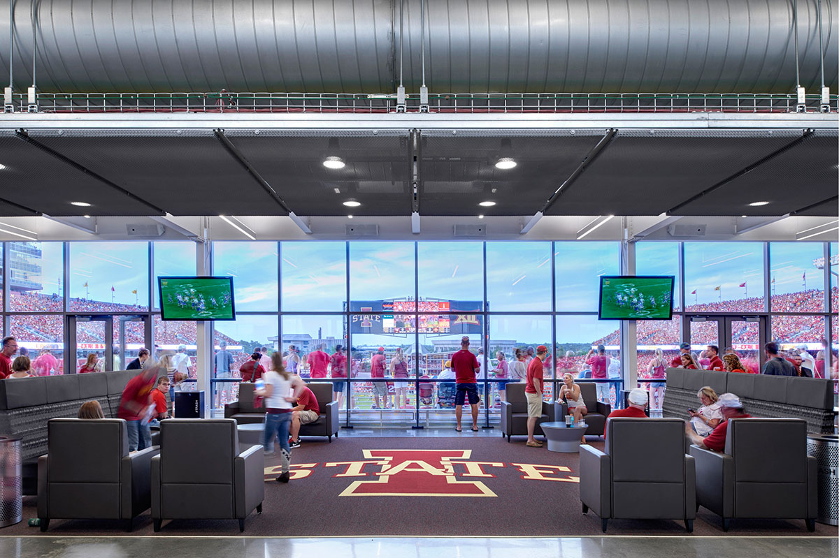 Jack Trice Stadium Addition South End Zone by Neumann Monson Architects