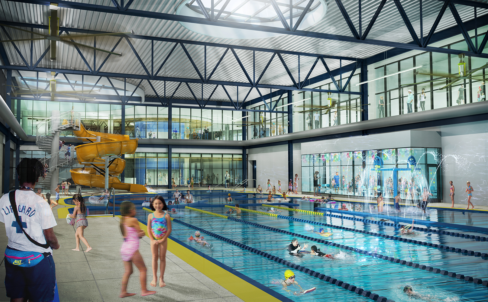 International Swim Center, Community Recreation Center, and