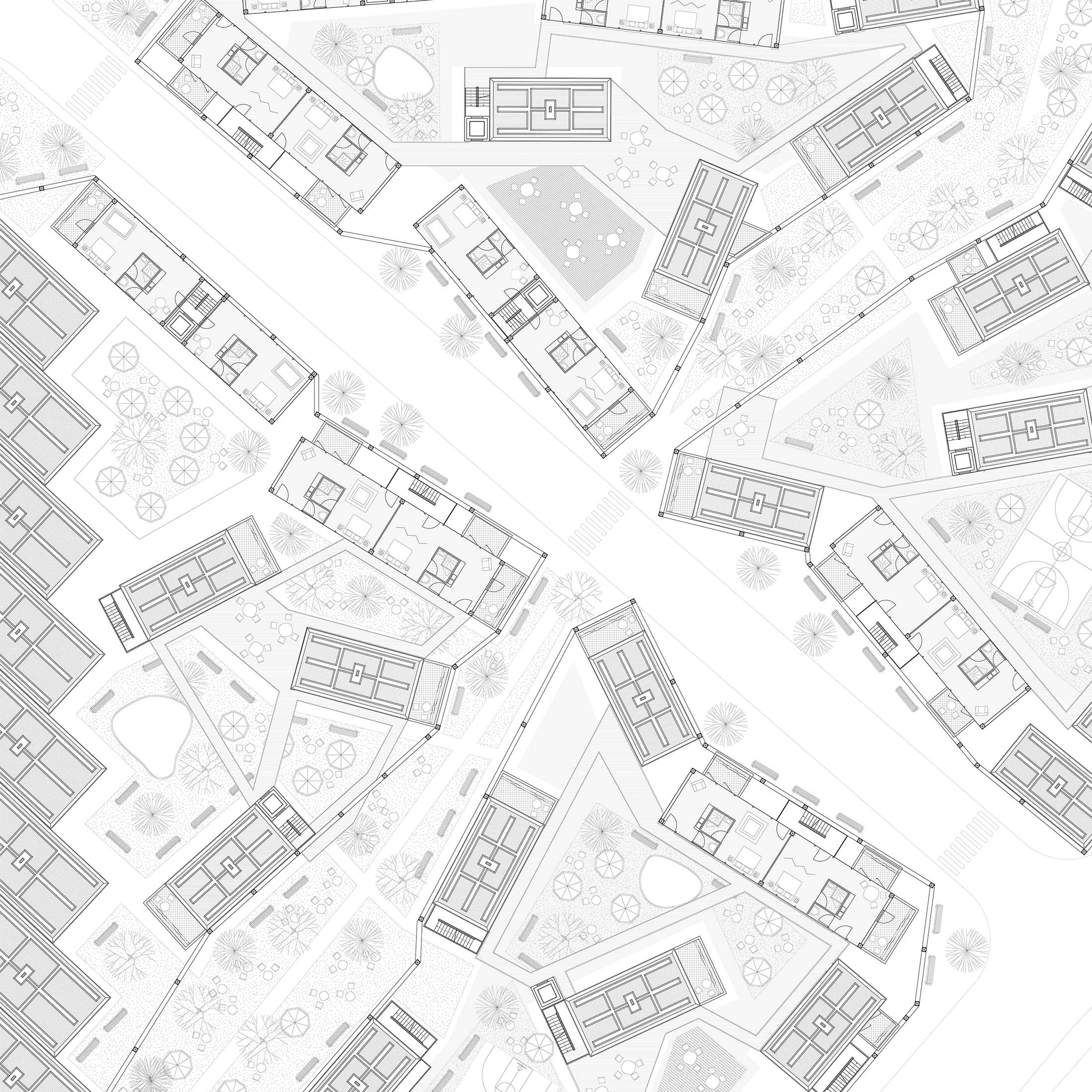 Blocks vs Grid A Master Plan for South Boston by Stanislas Chaillou