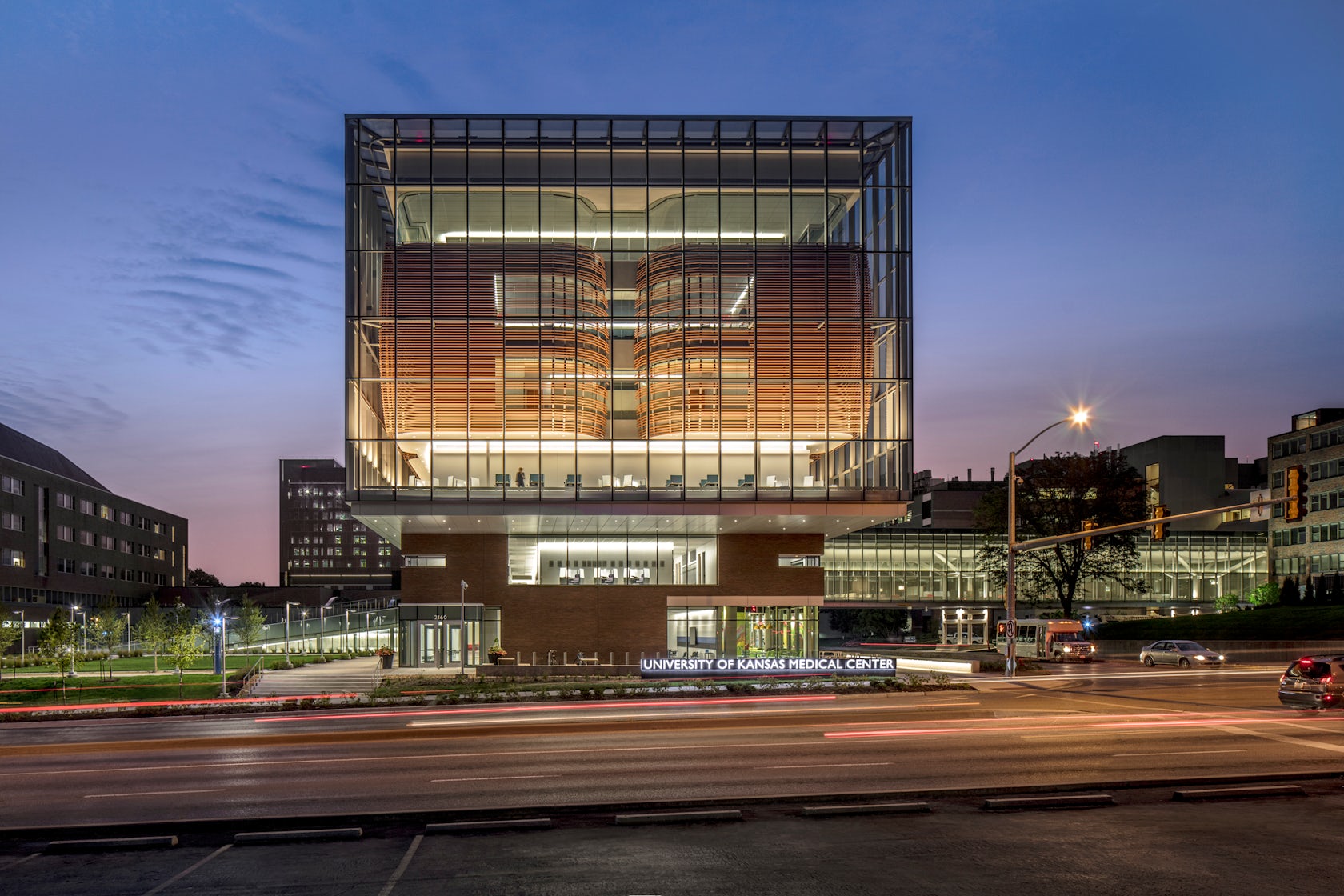 University of Kansas Medical Center, Health Education Building by Helix