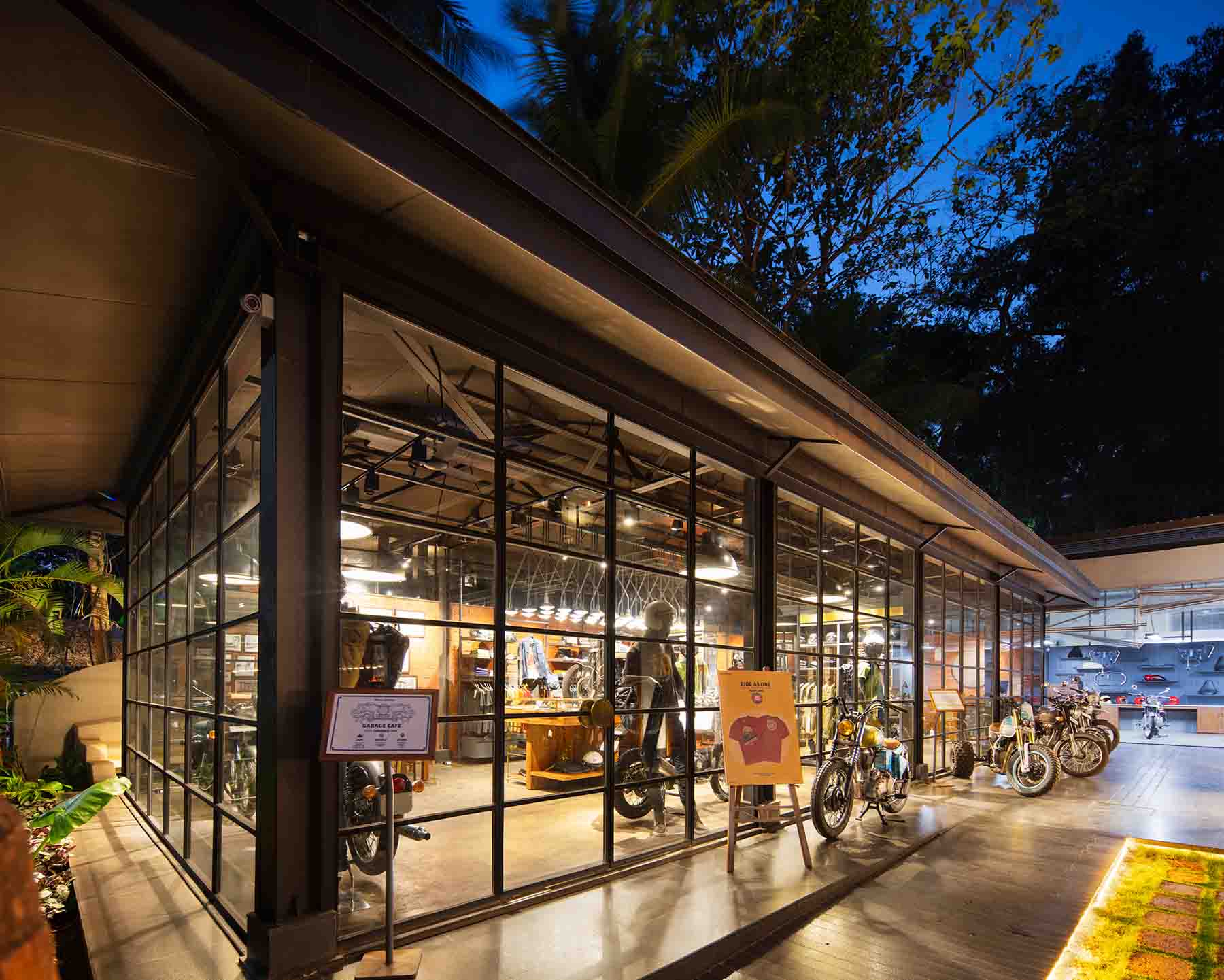 Royal Enfield Garage Cafe Architizer