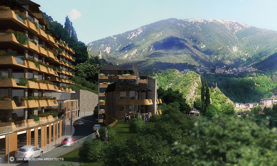 RESIDENTIAL COMPLEX, ANDORRA LA VELLA By DNA BARCELONA ARCHITECTS ...