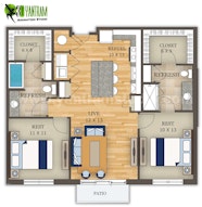 Idea 2637302 House Floor Plan Design By Yantram Architectural Visualisation Studio New Jersey