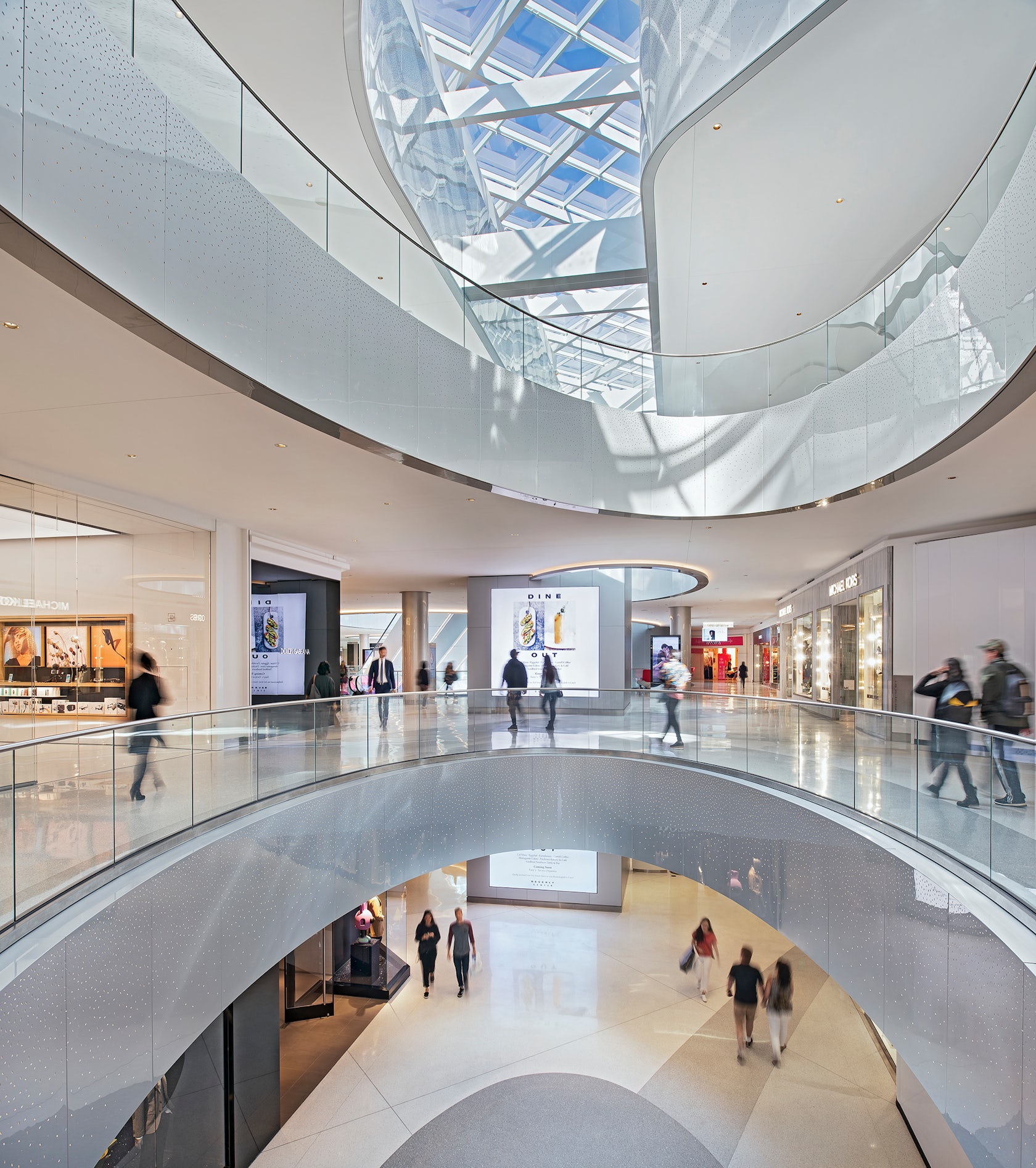 fuksas completes renovation of the beverly center in los angeles with a  dynamic wavy façade