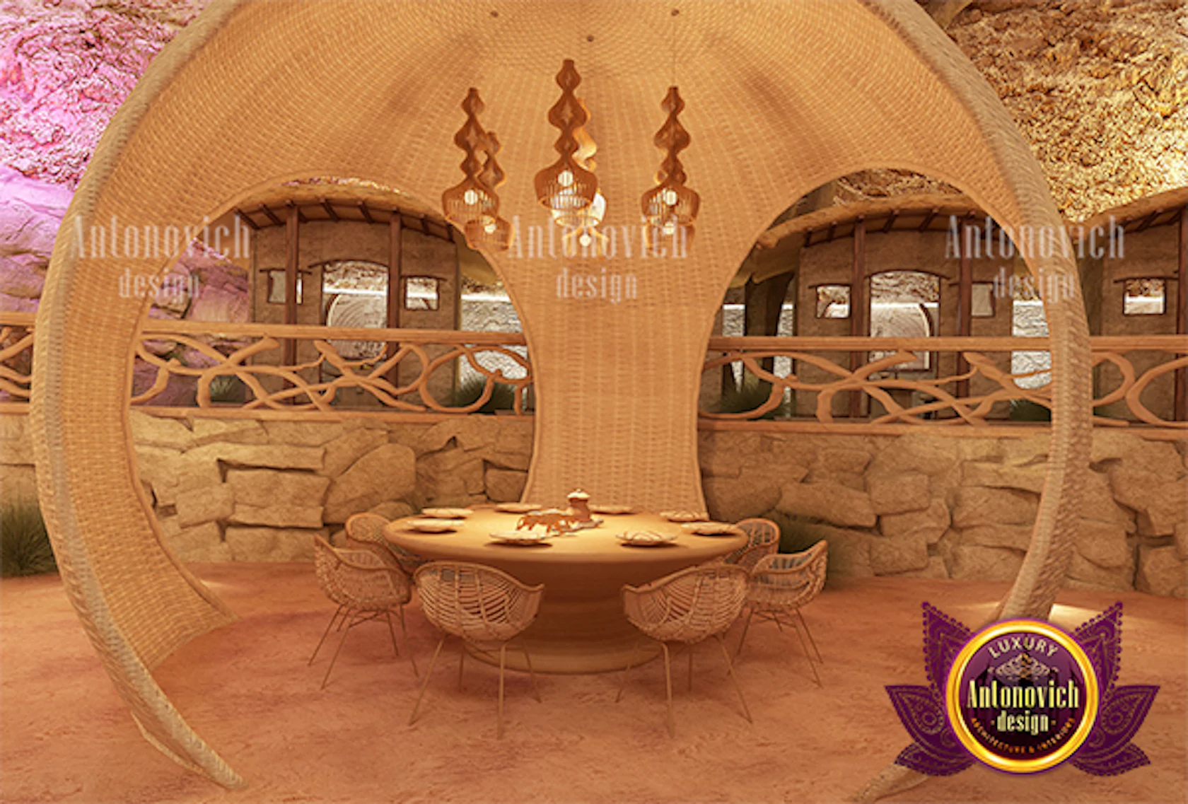 Beautiful Cozy Restaurant Theme Interior by LUXURY ANTONOVICH DESIGN ...