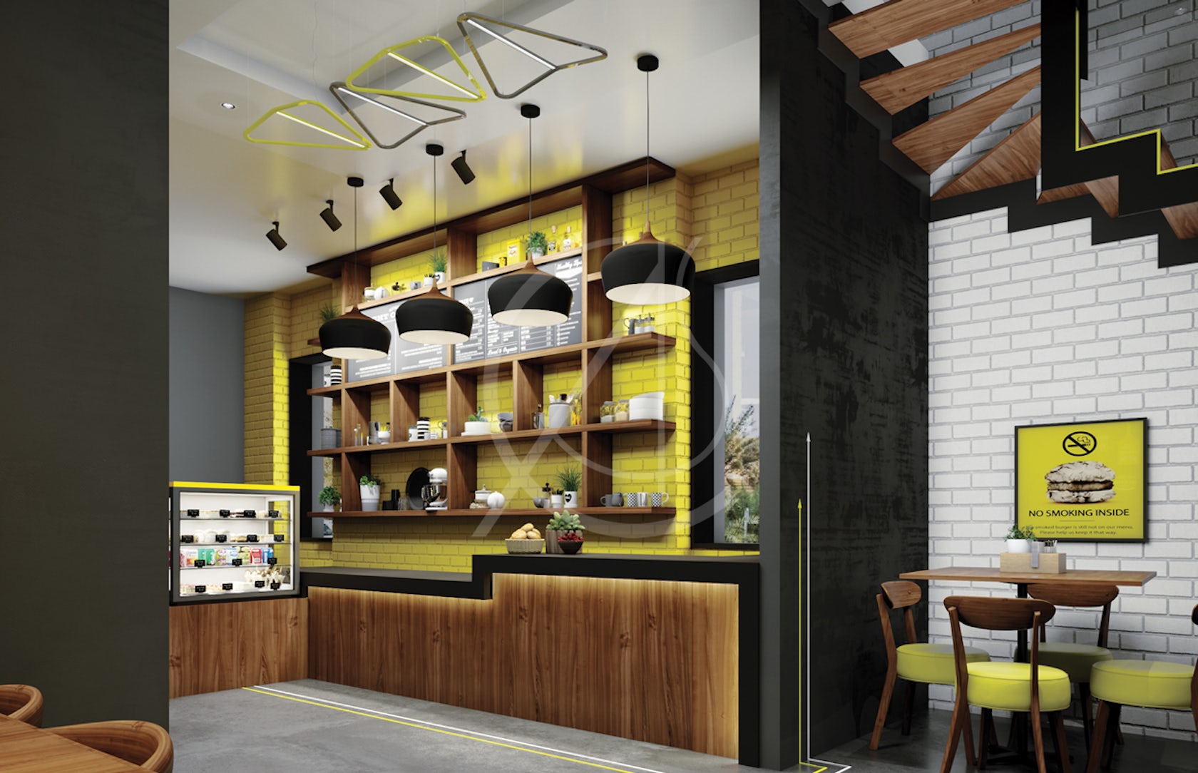 Modern Fast Food Restaurant Interior Design On Architizer