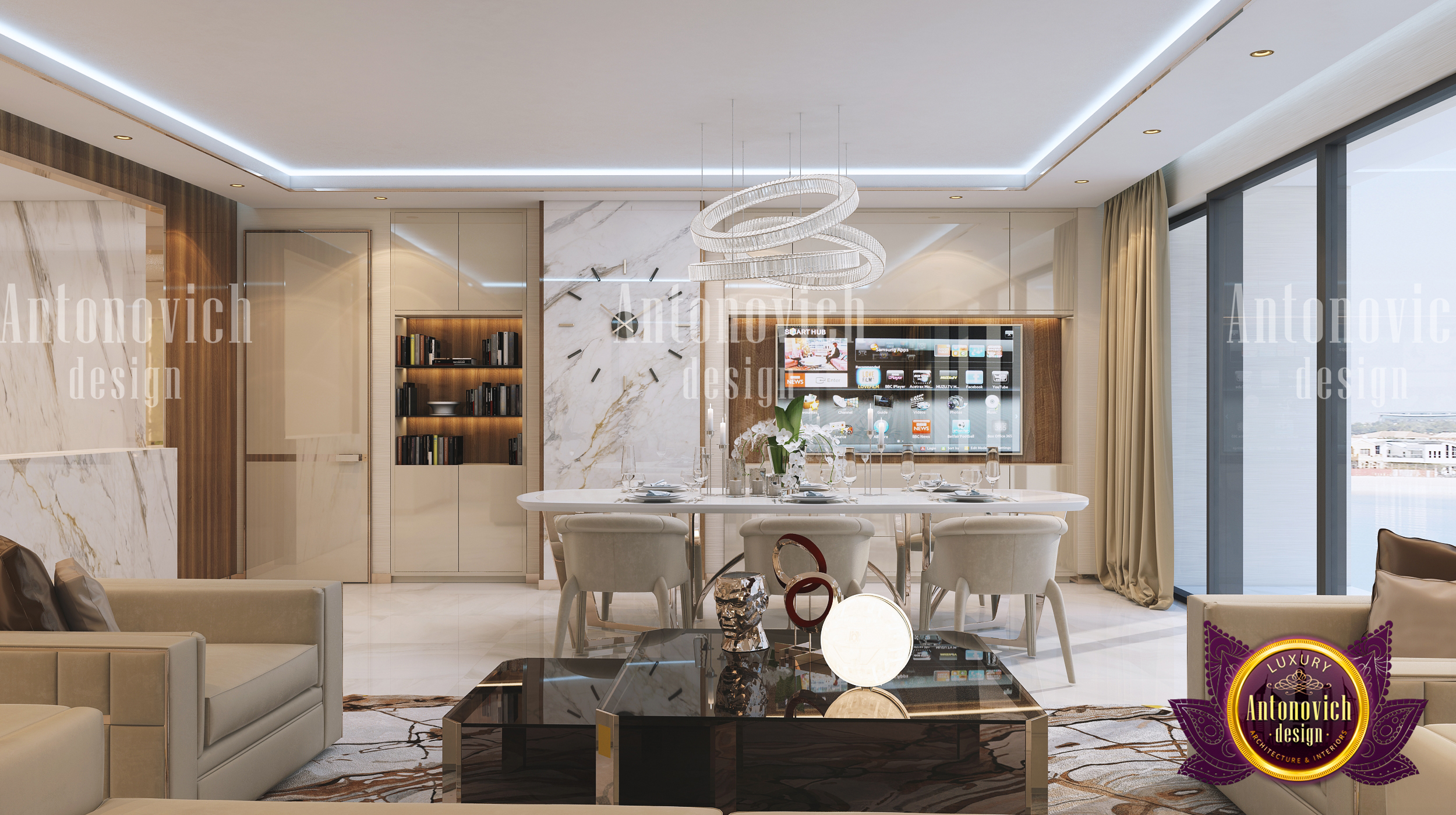 Fresh and new interior design with modern touch by LUXURY ANTONOVICH ...