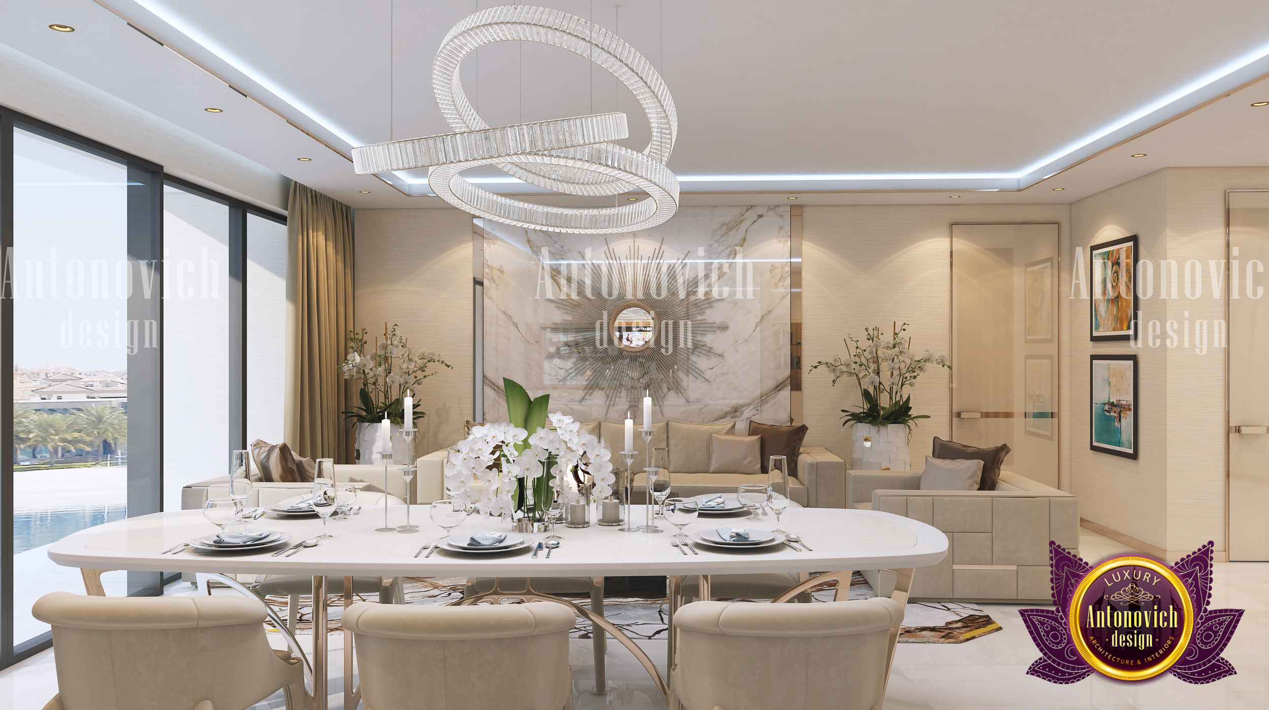 Fresh and new interior design with modern touch by LUXURY ANTONOVICH ...