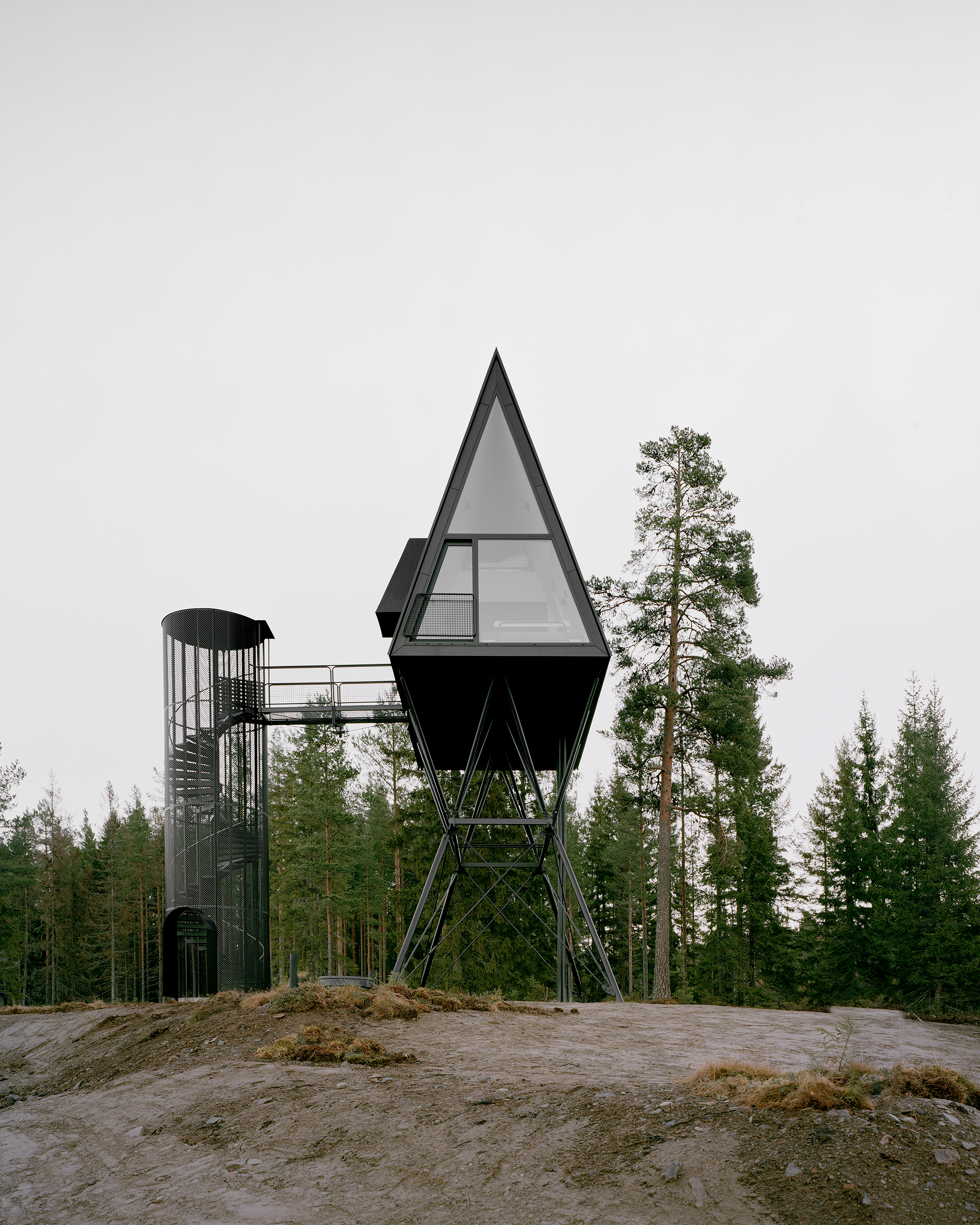 Pan Tretopphytter Pan Treetop Cabins On Architizer