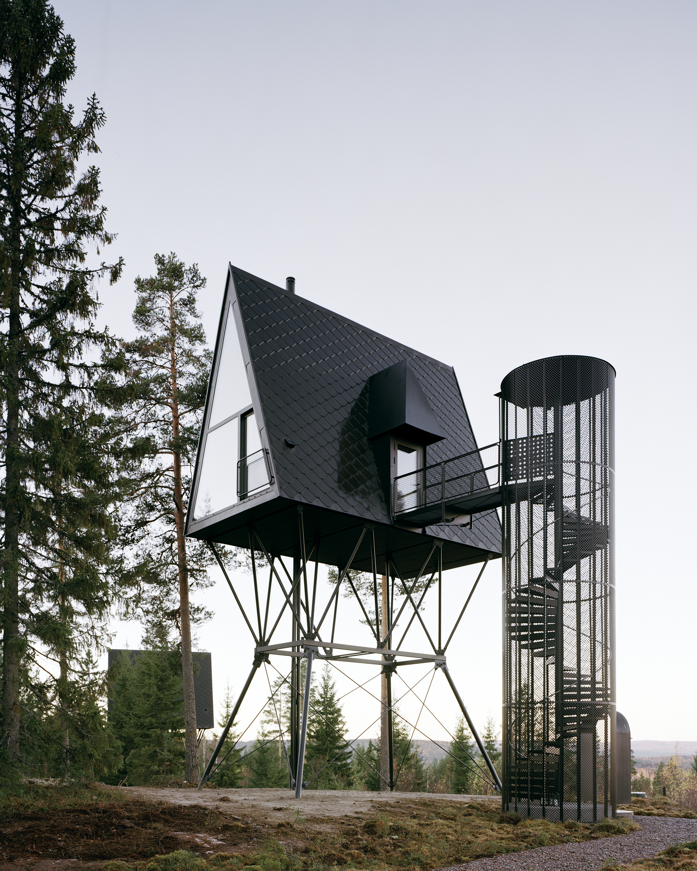 Pan Tretopphytter Pan Treetop Cabins On Architizer