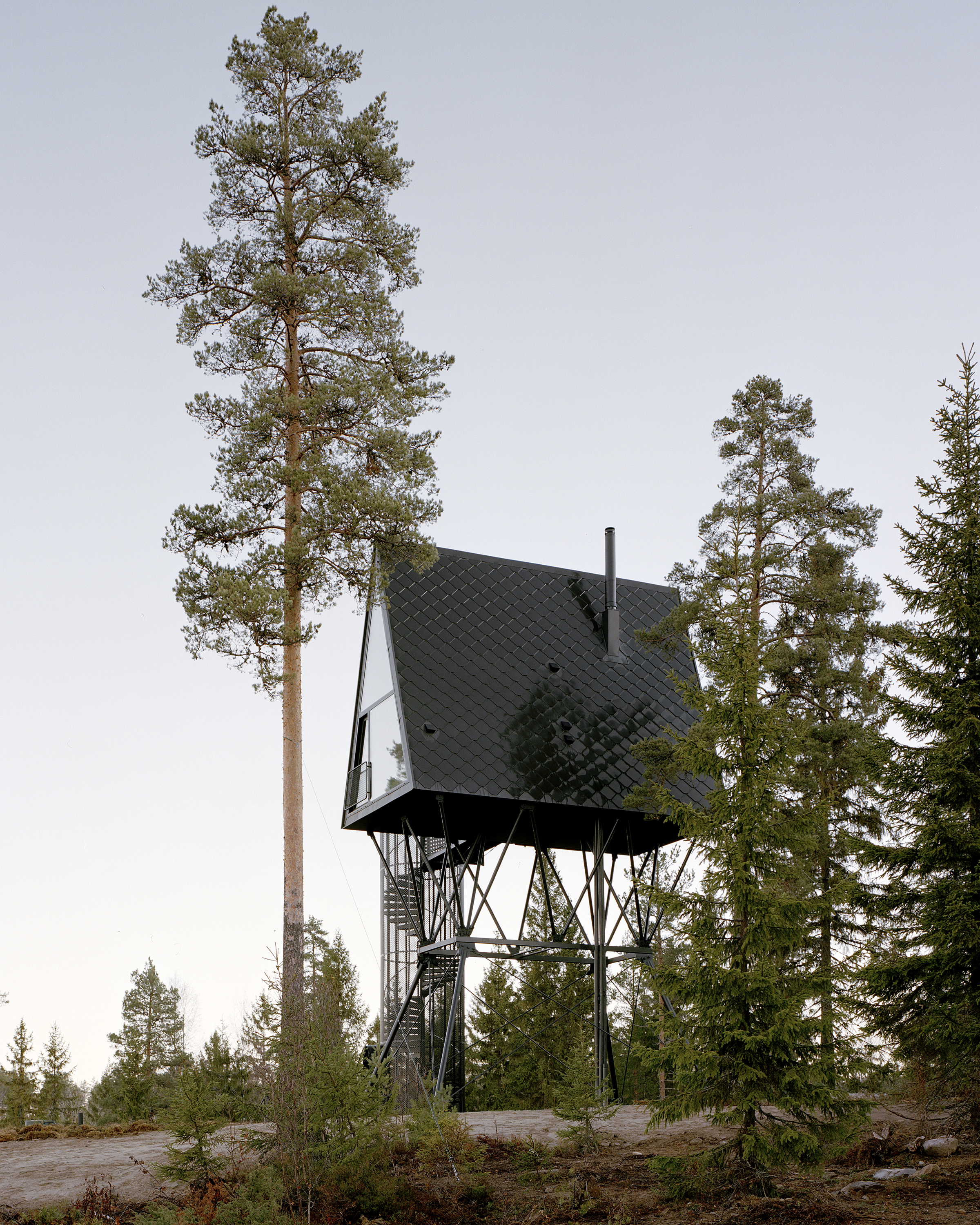 Pan Tretopphytter Pan Treetop Cabins On Architizer