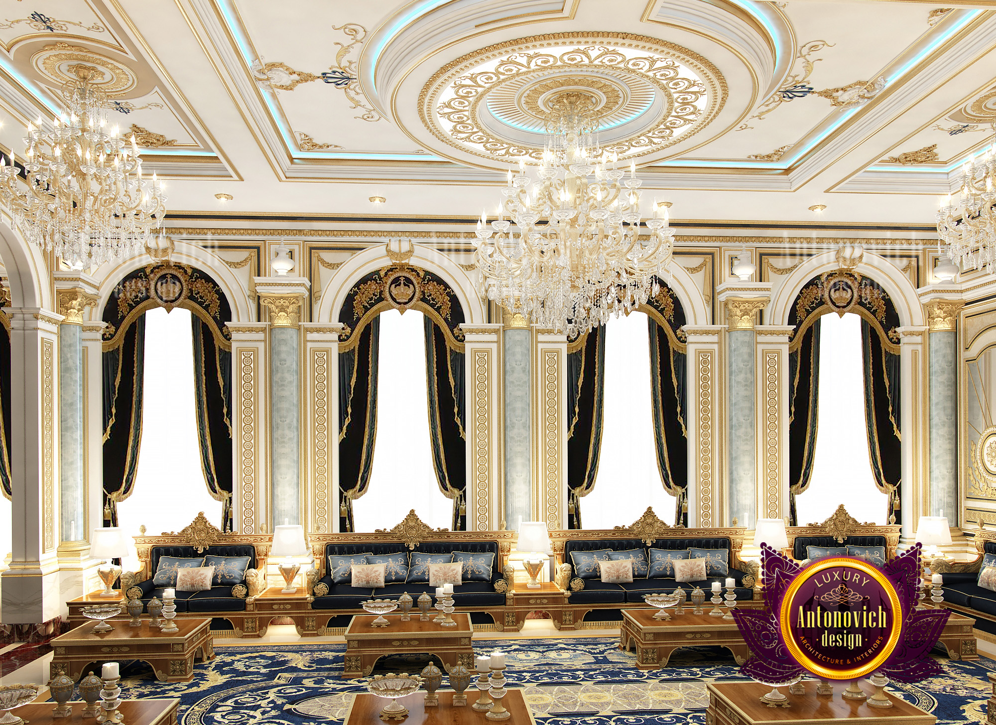 Incredibly Stunning Majlis Interior by LUXURY ANTONOVICH DESIGN ...