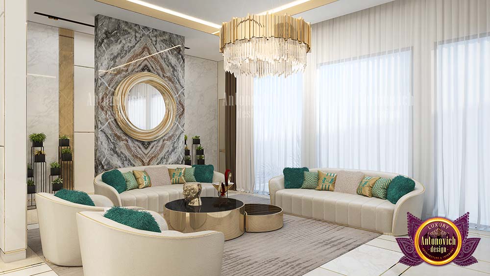 Excellent Green and Gold Interior Design by LUXURY ANTONOVICH DESIGN ...
