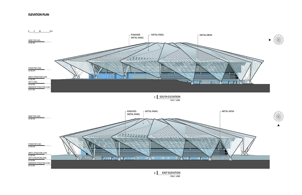 KSPO Dome (Olympic Gymnastic Arena Renovation) by HAEAHN Architecture Architizer