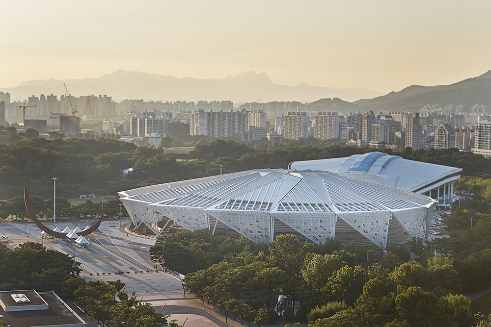 KSPO Dome (Olympic Gymnastic Arena Renovation) by HAEAHN Architecture