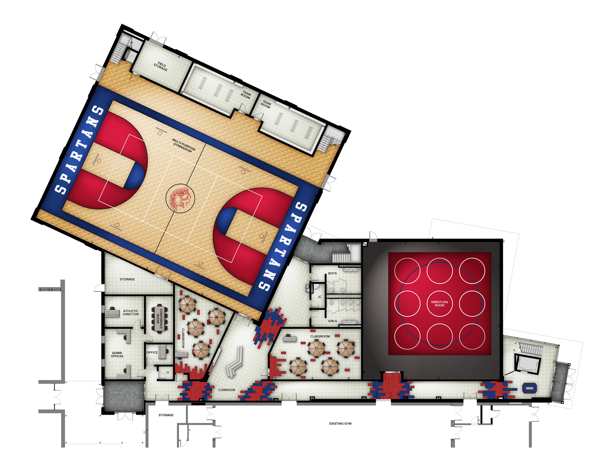 Ocean Township High School Athletic Performance Center Addition by