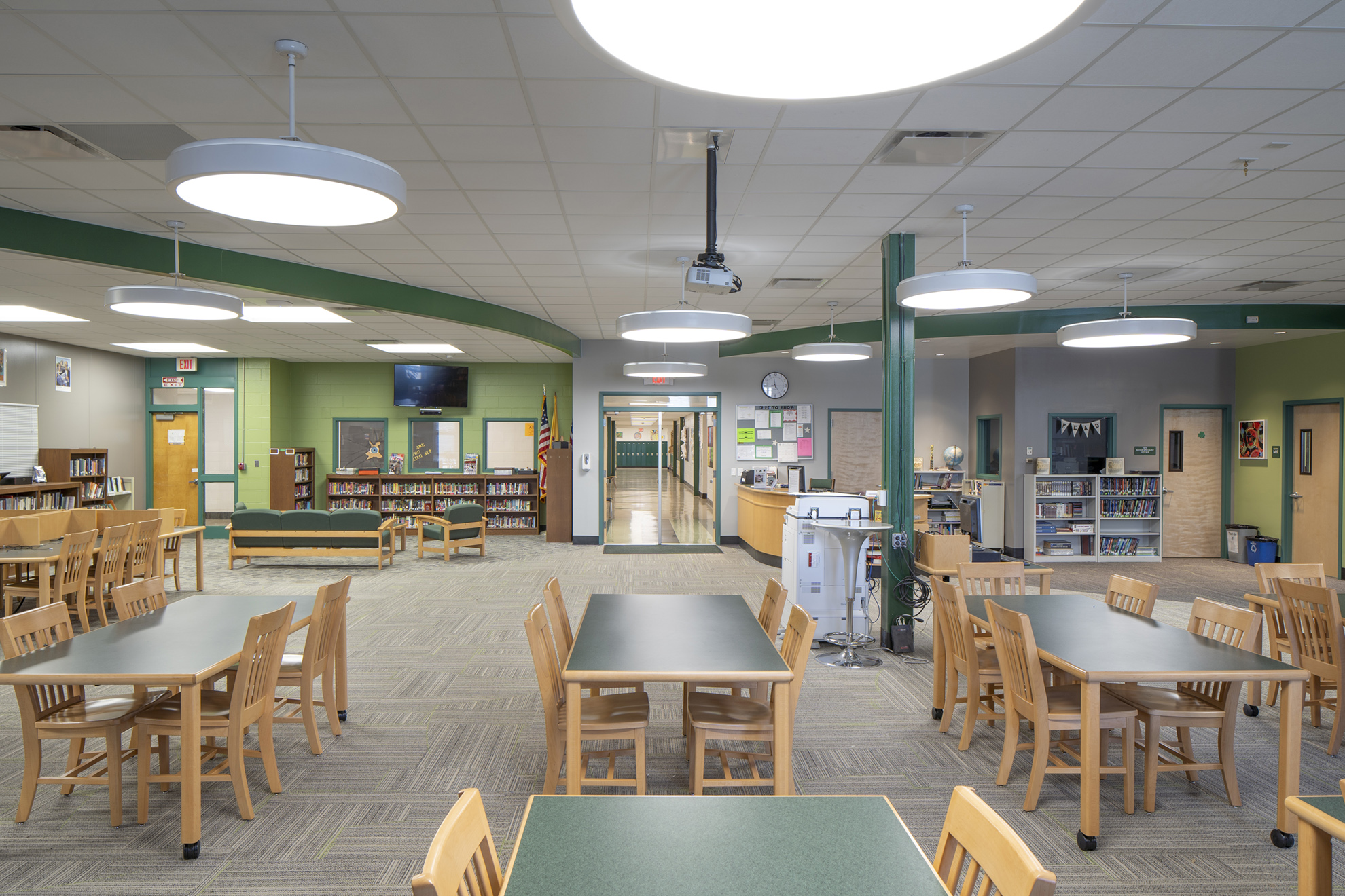 Midland Park High School Media Center by Solutions Architecture