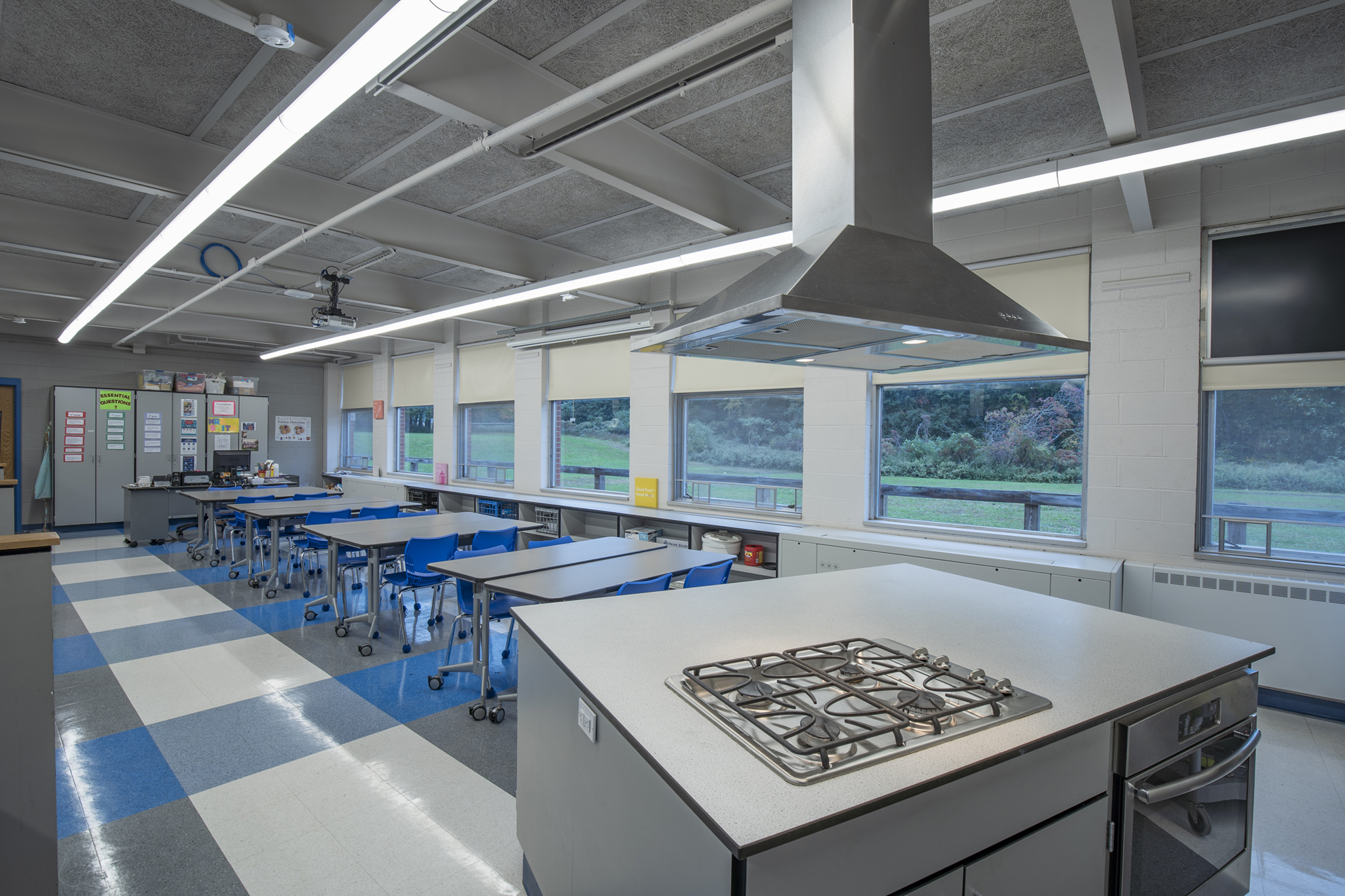 Eric S. Smith Middle School Home Economics Classroom Architizer