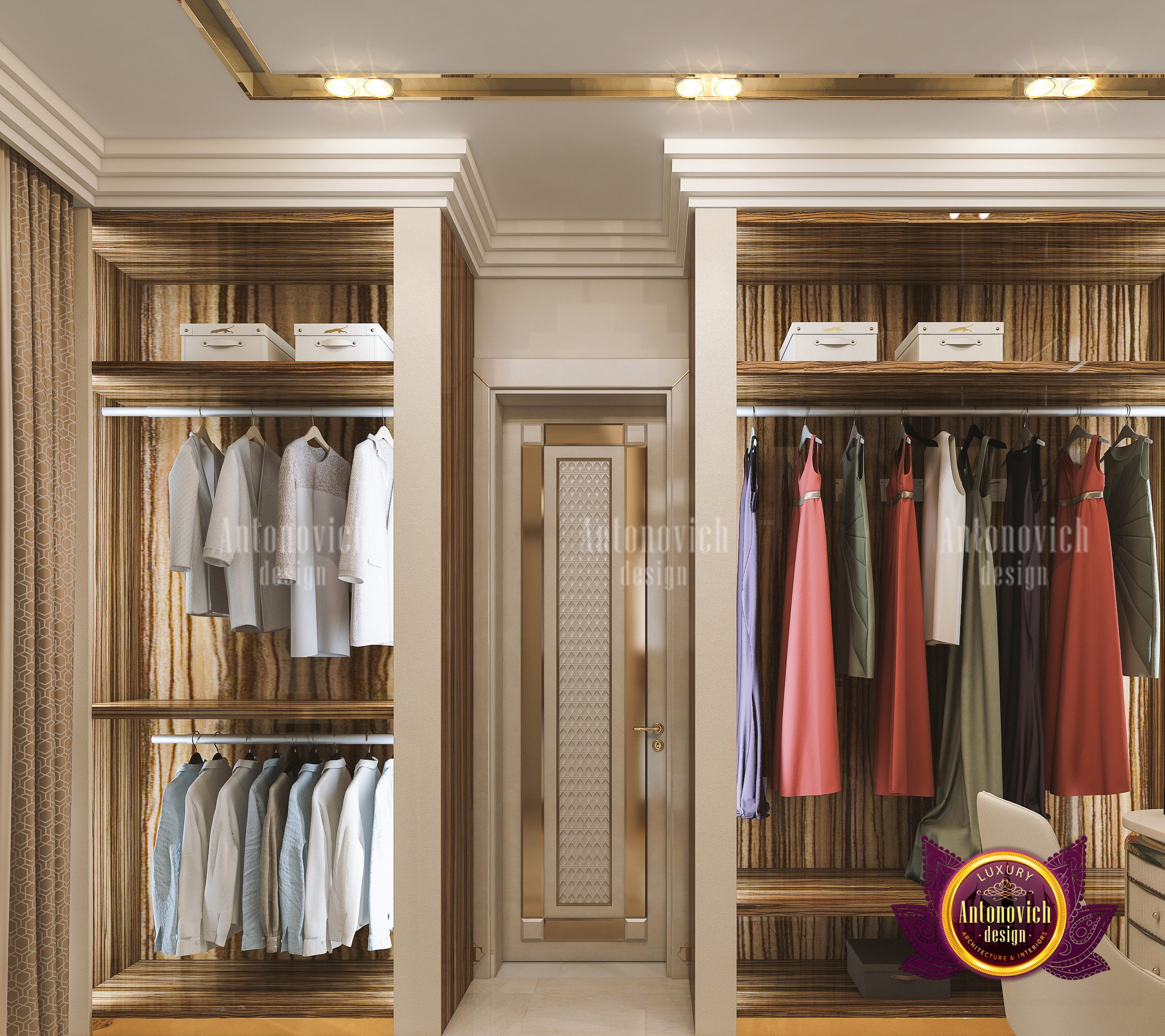 Grandest Luxury Closet Interior Design by LUXURY ANTONOVICH DESIGN ...