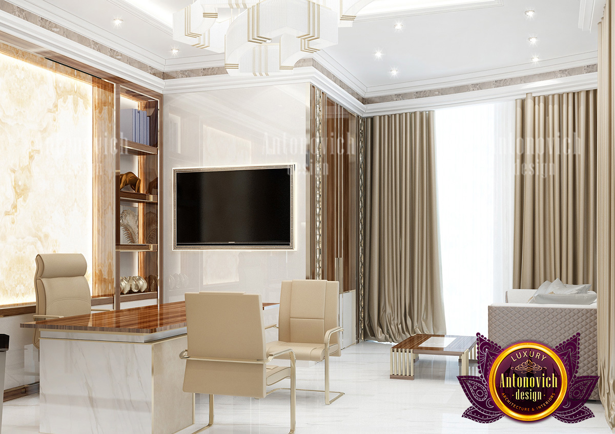 Huge Luxury Office Interior Design by LUXURY ANTONOVICH DESIGN - Architizer